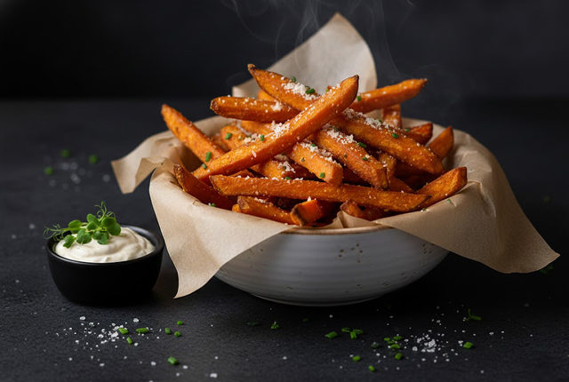 Süßkartoffel-Pommes