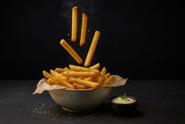 Gewürzte Pommes