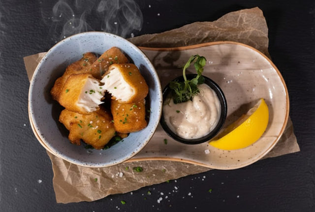 Seelachsfilet-Nuggets